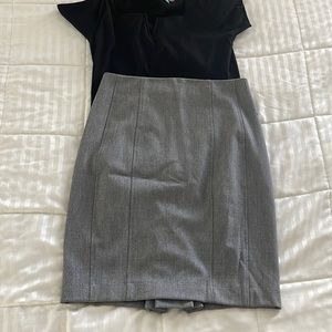 Express Gray Pencil Skirt